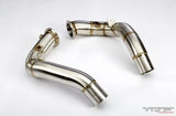 VRSF Stainless Steel Catless Downpipes for V8 S63/N63 08-16 BMW 550i, 650i, 750Li, X5, X6 X5M & X6M